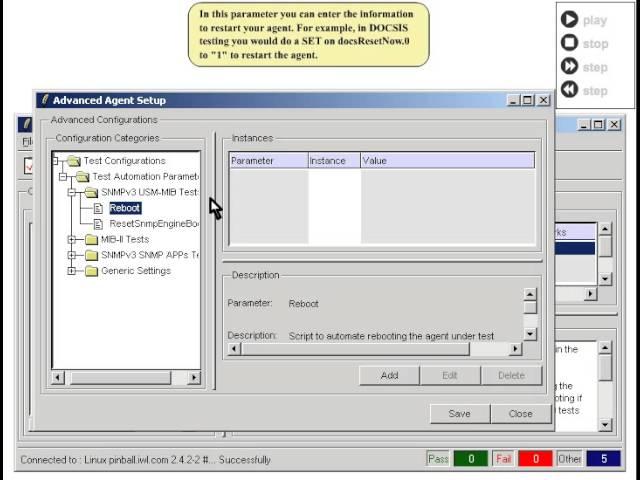 SNMP Agent Test Configuration Parameters | SilverCreek SNMP Test Suite