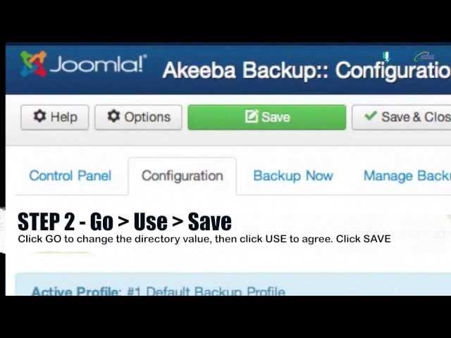 Joomla 3 - How to use Akeeba Backup