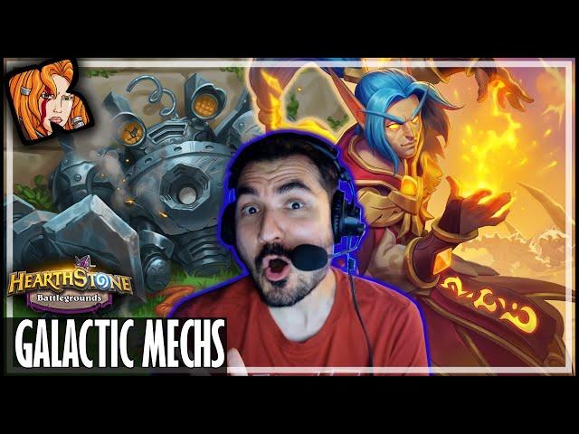 A GALACTIC MECH BUILD!!! - Hearthstone Battlegrounds