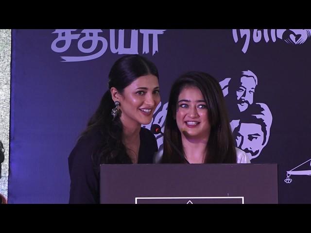 Shruti Haasan & Akshara Haasan Funny Speech at K.Balachandar's statue Opening | Kamal Birthday