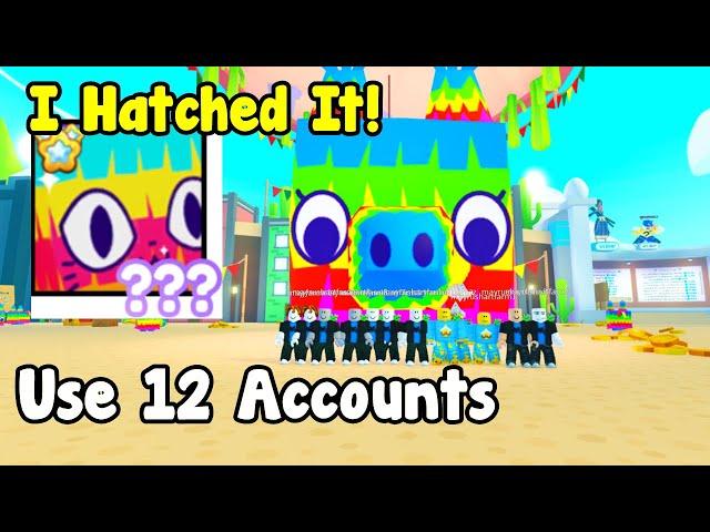 I Broke 5000 Giant Pinata And Hatched Huge Pinata Cat! - Pet Simulator X Roblox