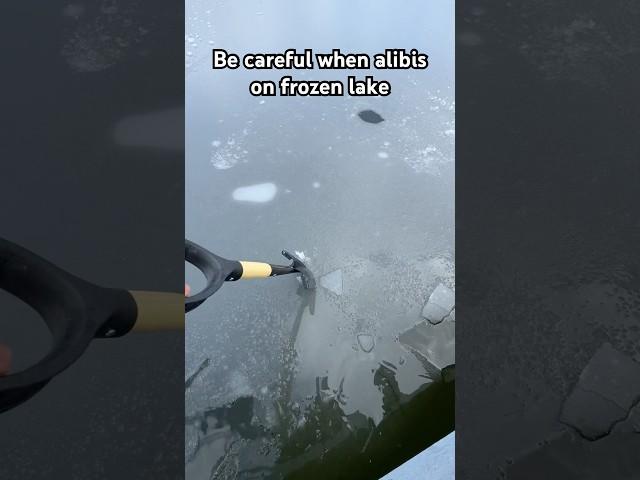 NEVER Walk on Frozen Pinecrest Lake! ️ Here’s Why… #shorts