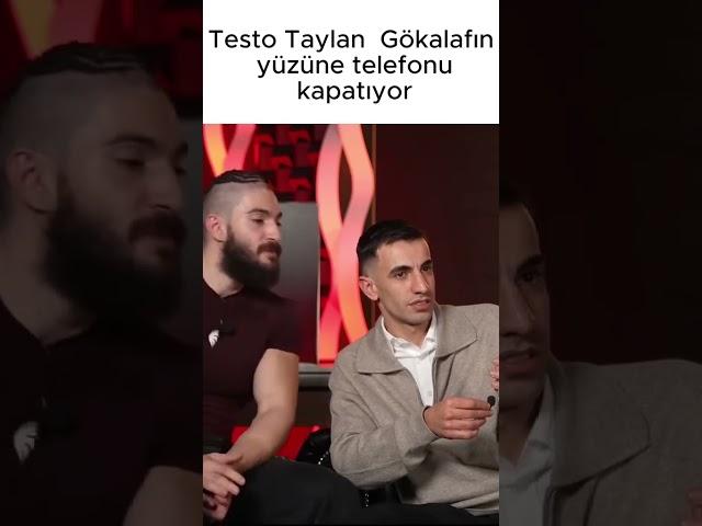 Testo Taylan Gokalaf'ın yüzüne telefonu kapatıyor! #shorts