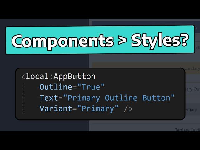 Components For Styles (w/ .NET MAUI)