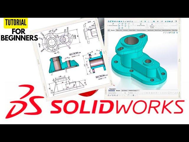 Solidworks Tutorial for beginners exercise 265 #solidworks