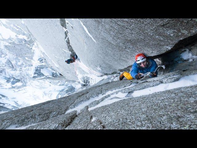 Ueli Steck in Les Drus "North Couloir Direct" (VI, Al 6+, M8)