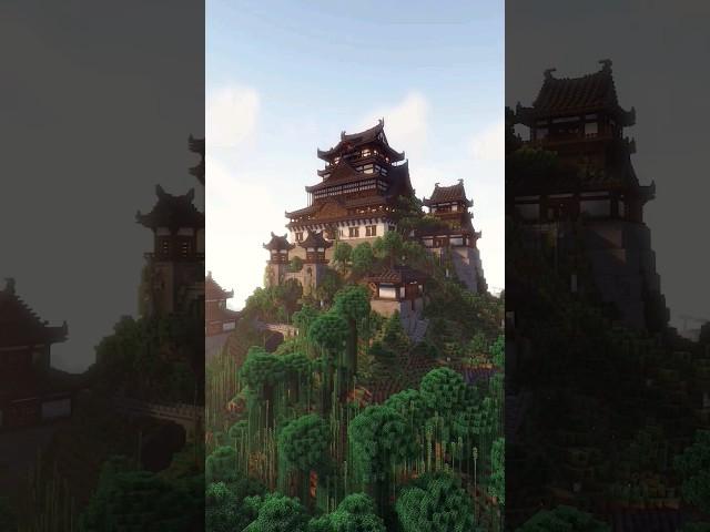 Shinju Castle - A Minecraft Timelapse #shorts