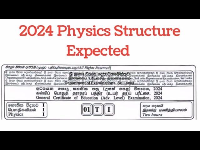 2024 GCE A/L Physics Essay Expextation: Key Expectations and Tips for Success#ALPhysicsTips