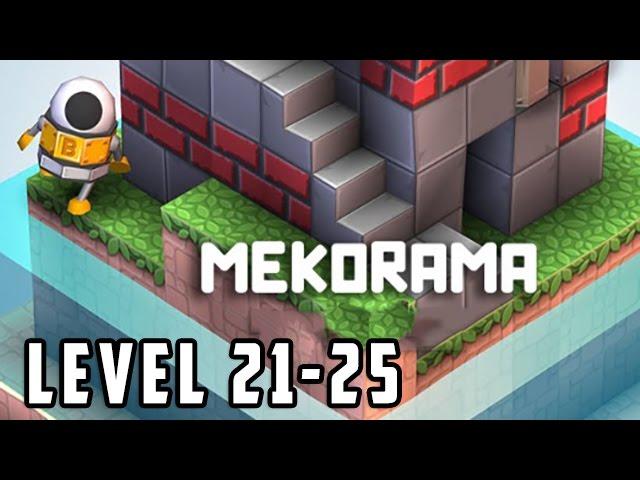 Mekorama Level 21, 22, 23, 24, 25 Walkthrough Gameplay [HD]