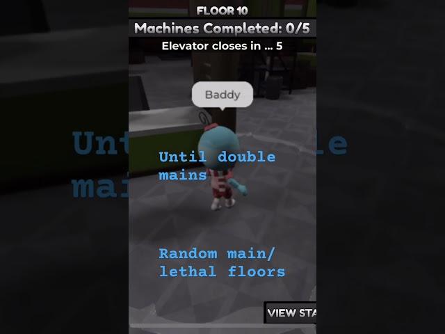 Normal main floors vs double main