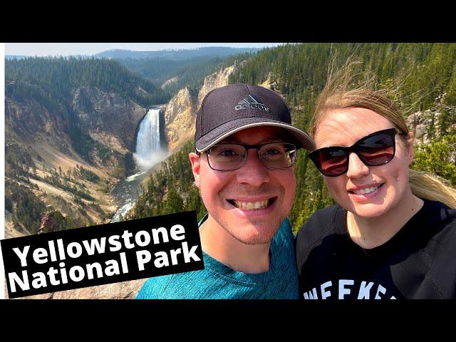 Yellowstone National Park Lower Falls and our last day in the park