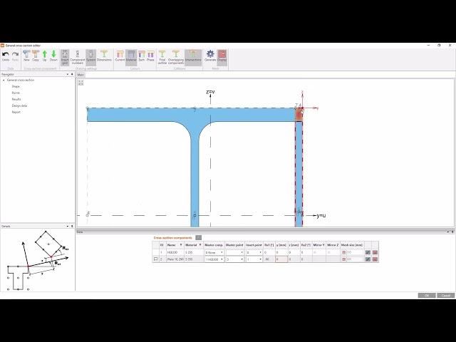 Cross Section Generator