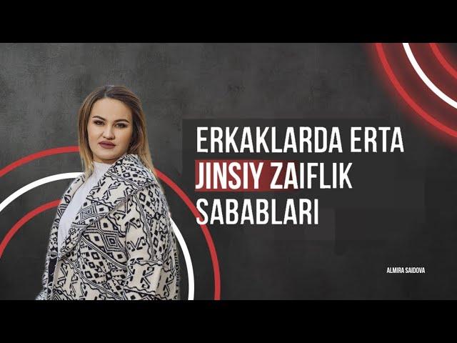 Erkaklarda jinsiy zaiflik sabablari