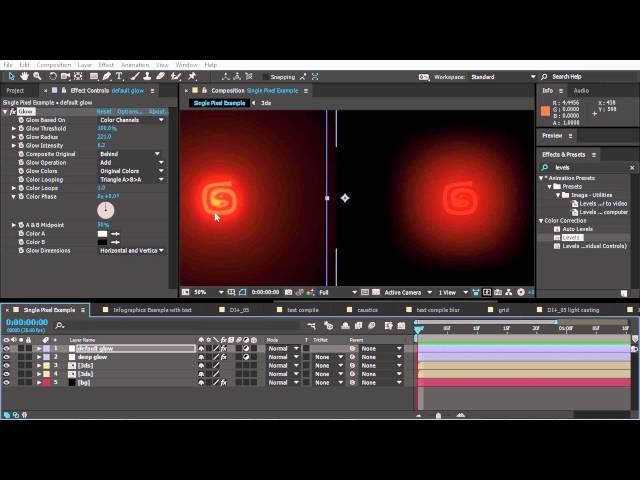 Deep Glow Preset for After Effects