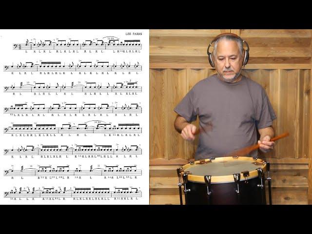 Les Parks Solo #4 (Donnybrook) from 15 Diversions for the Snare Drum