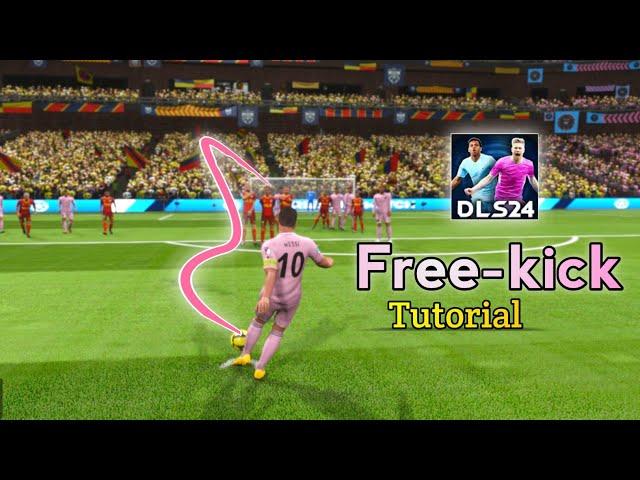 How to Score Goal From Every Free-kick in DLS 24 | Dream League Soccer 2024 Free-kick Tutorial