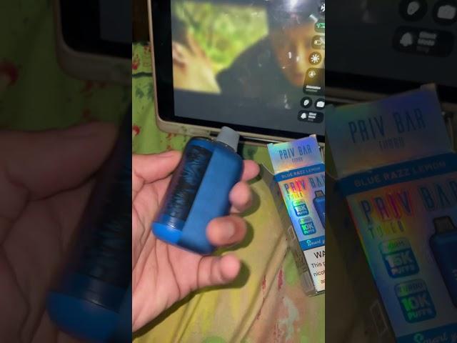 Priv Bar | Blue Razz Lemon 15k puffs new Vape #like #edit #trending #vibe #music