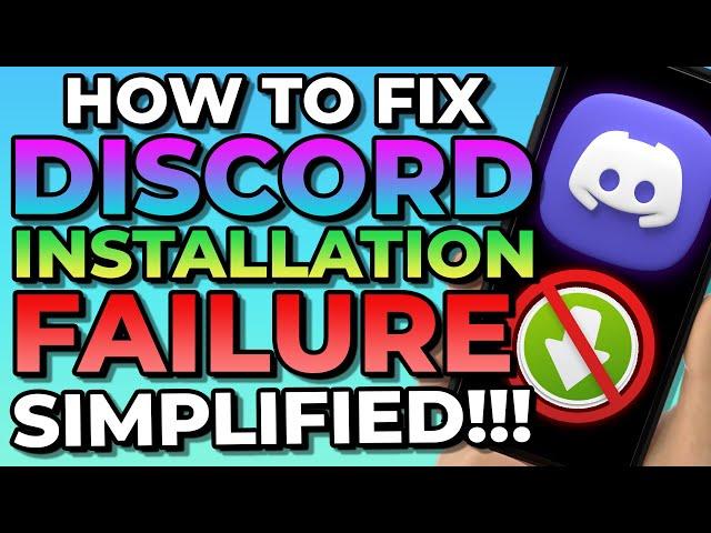 How To Fix Discord Installation Failure 2023 (EASY)