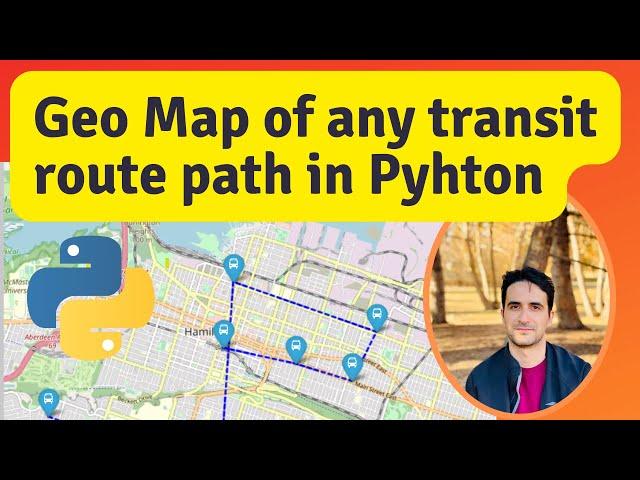 Interactive Route Line Map in Python using folium