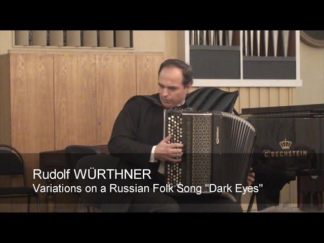 Würthner: Schwarze Augen / Black Eyes ACCORDION Вюртнер: Очи черные  Akkordeon Fenyuk Фенюк баян