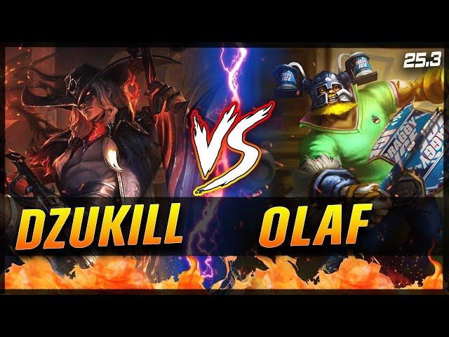 Dzukill - Yone vs Olaf TOP Patch 25.S1.3 - Grandmaster Yone Gameplay