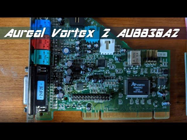 Aureal Vortex 2 playing FM-music from Descent 1 (MS-DOS)