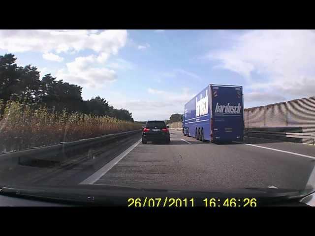 BMW X5 M 555 PS Autobahn Deutschland bis 200 Km/h war ich dran, german highway