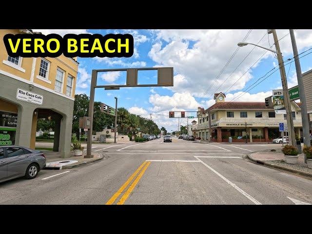 Vero Beach Florida Driving Through