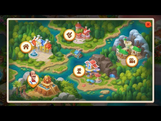 Gardenscapes New Location - Mystery Island