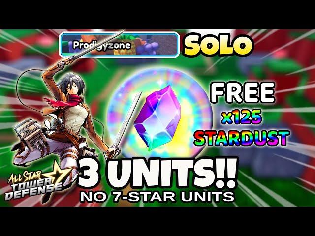 Solo ProdigyZone Raid (No 7-Stars: 3 Banner Units Only!) | All Star Tower Defense Roblox