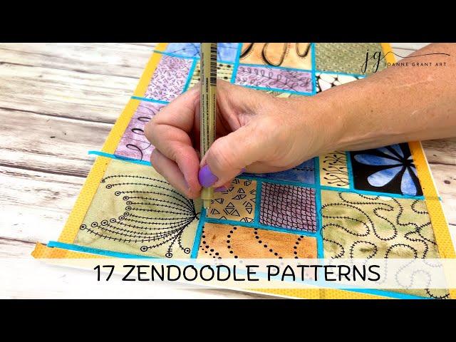 17 Easy Geometric Zen Doodle Patterns