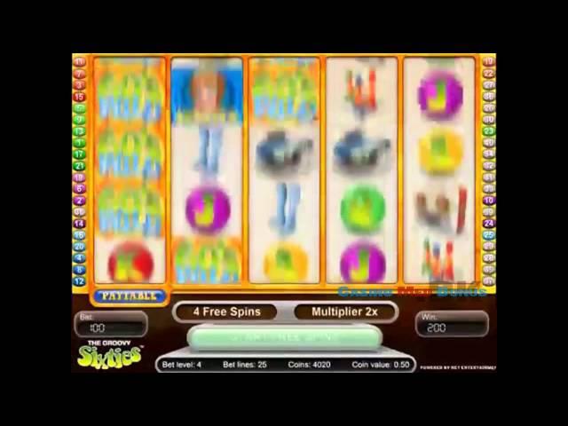 The Groovy Sixties slot : Casino Med Bonnus