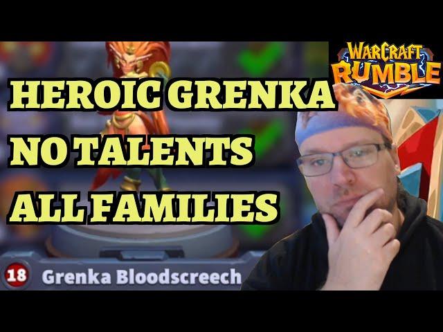 HEROIC Grenka Bloodscreech Thousand Needles Campaign Guide - Warcraft Rumble