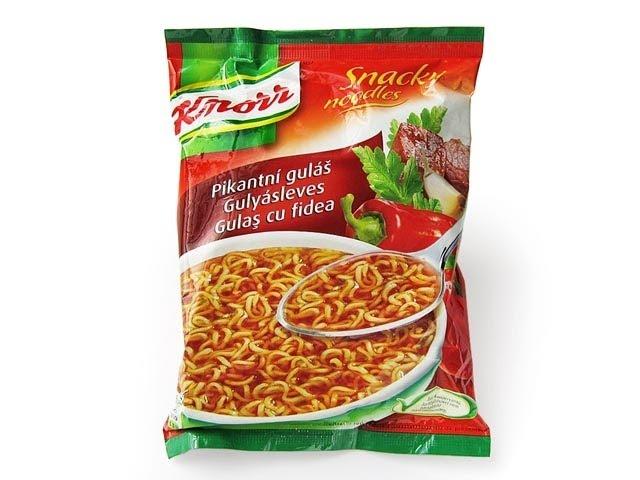 No.4898 Knorr (Czech) Snacky Noodles, Pikantni Guláš