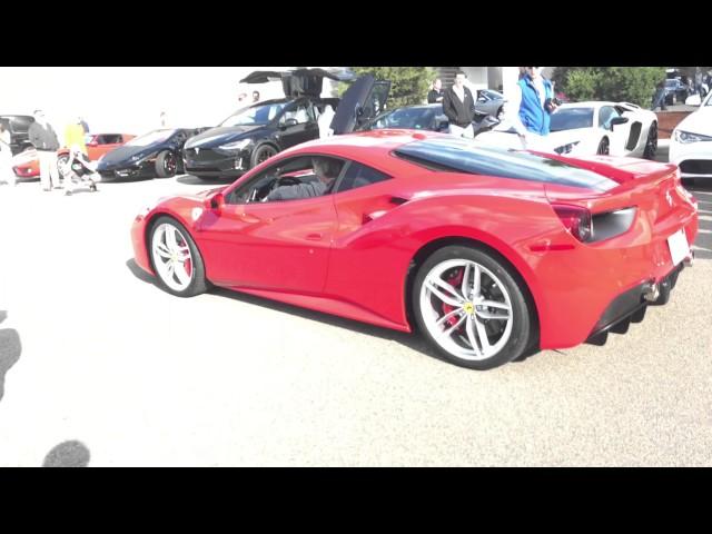 Exotics And Muscles Leaving Herb Chambers BMW Of Sudbury Cars And Coffee 2017