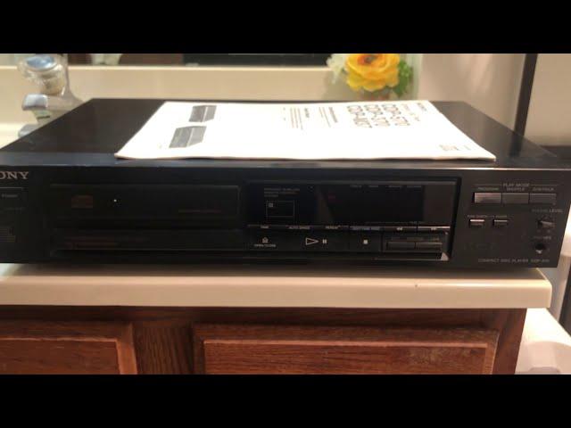 Vintage Sony Compact Disc CD Player CDP-570 Audiophile 1 - RARE!