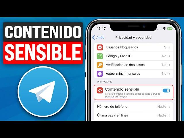  Cómo VER CONTENIDO SENSIBLE en TELEGRAM desde IPHONE (2024)