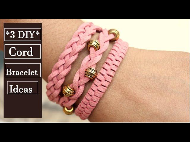 3 DIY Bracelets|How To Make Macrame Bracelets|Handmade Jewellery Ideas |Thread Bracelet|Creation&you