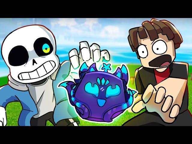 If SANS played ROBLOX: Blox Fruits (Animation)