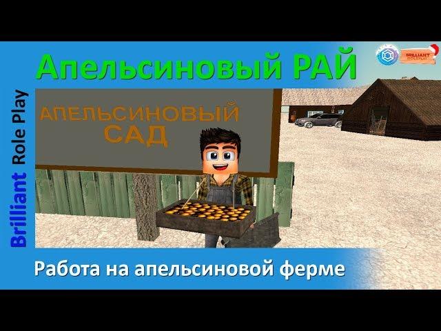 Brilliant RP [crmp 0.3.7] | Апельсиновый рай | Прибыльная работа