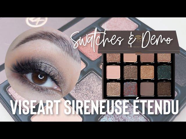 Viseart Sireneuse Etendu Palette | Swatches and Demo