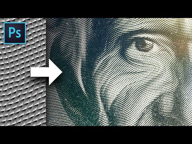 This Magic Texture Creates an Engraved Money Effect in Photoshop!