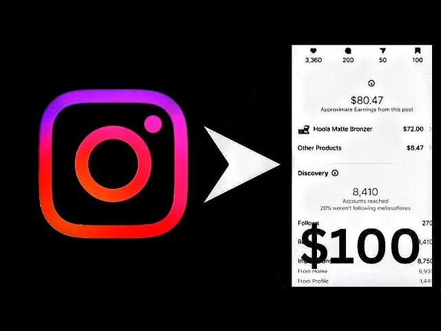 How to Monetize yourself on INSTAGRAM