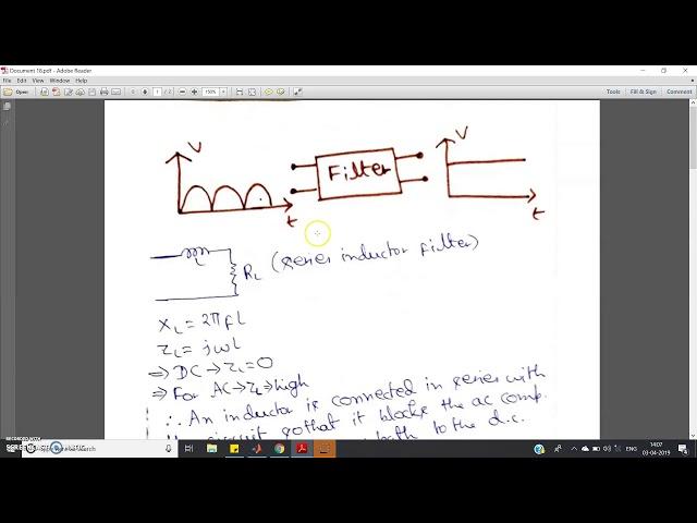 L section and pi section filter explanation