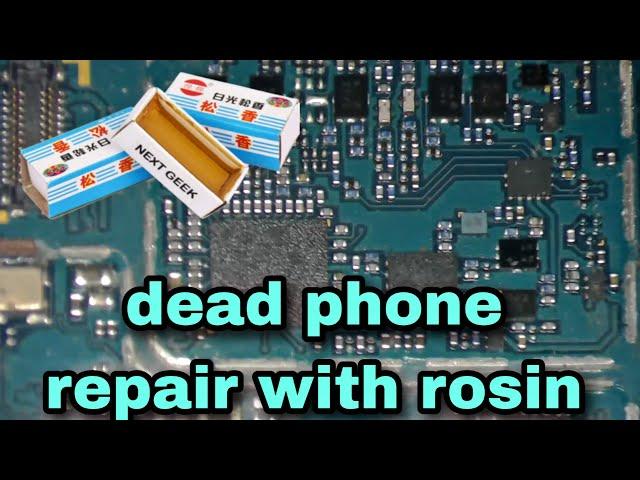 Android dead phone repair with rosin