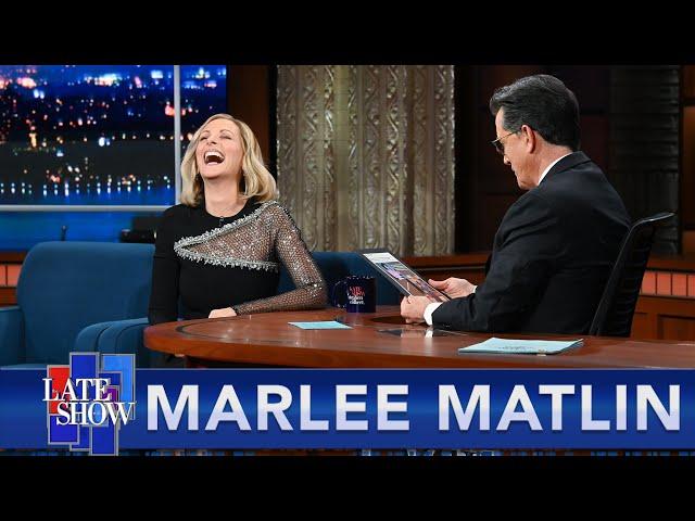 "F*** You!" - Marlee Matlin Teaches Stephen Some Naughty Words In ASL