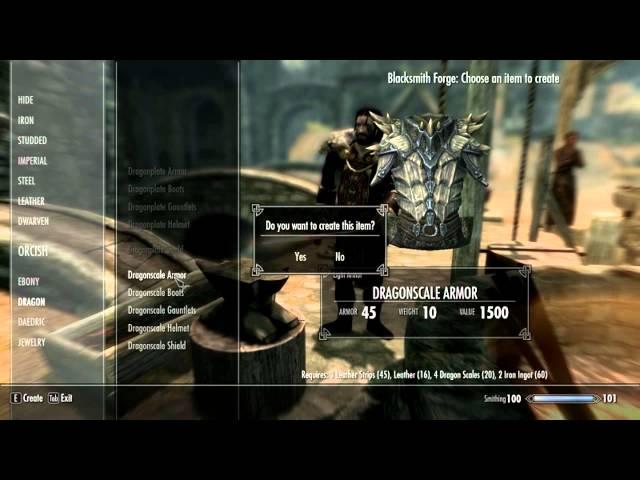 Skyrim How To Get The Best Light  Armor In Skyrim! Dragon Scale Armour