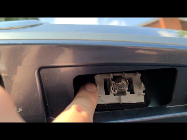 Mazda CX-9 2008-15 License Plate Light Cover Removal Replacement LED