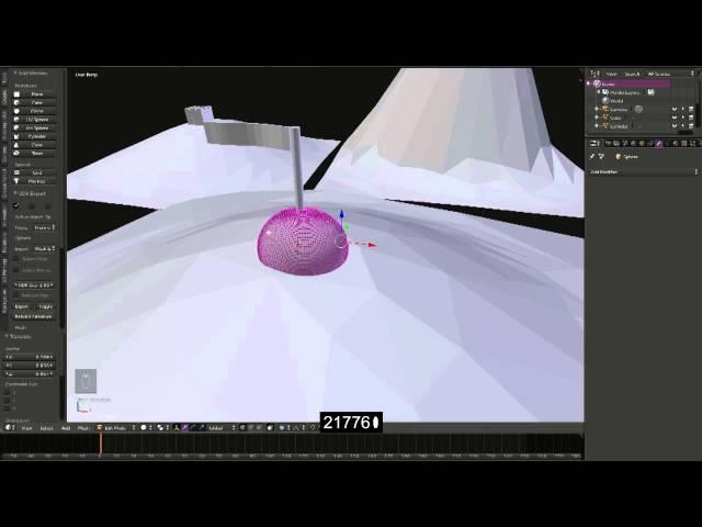 [BlenderTv] BlenderTimelapse: Low Poly "The Red Flag"