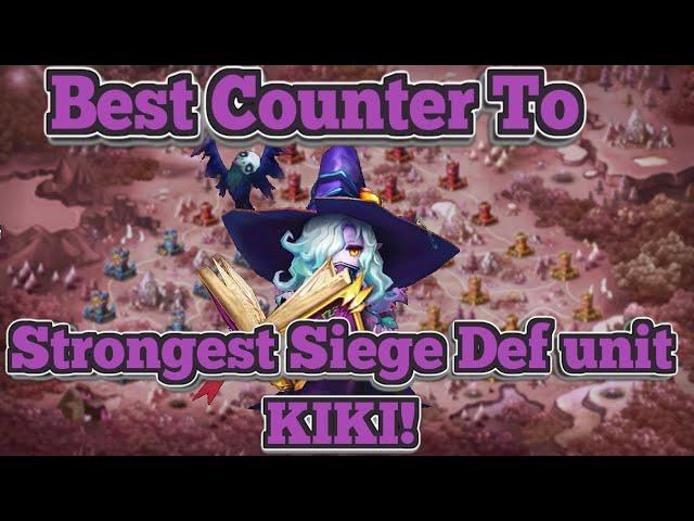 Best Counter to Kiki?! Strongest Siege Unit - Summoners War